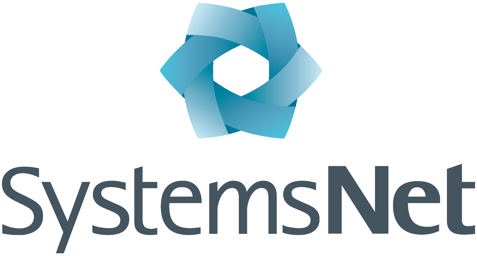 SystemsNet Logo Stacked Transparent