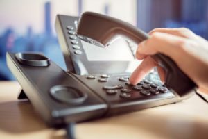 Dialing telephone keypad. VoIP telephony and the benefits 